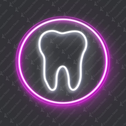 Pink Tooth Neon Sign