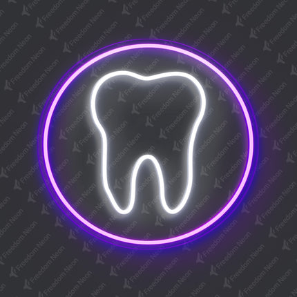 Purple Tooth Neon Sign