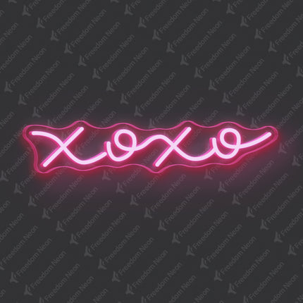 Light Pink XOXO Neon Sign