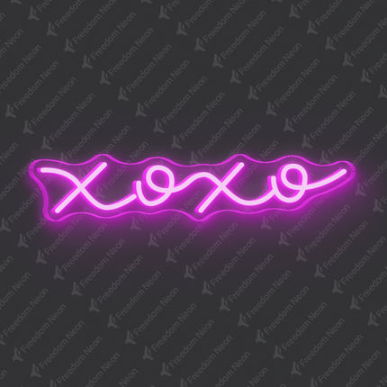 Pink XOXO Neon Sign