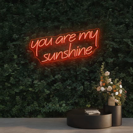 Orange You Are My Sunshine Neon Sign