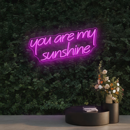 Pink You Are My Sunshine Neon Sign